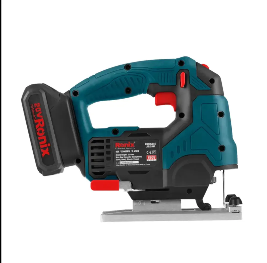 უსადენო ბეწვა ხერხი Ronix-8608 20v — ფოტო 4