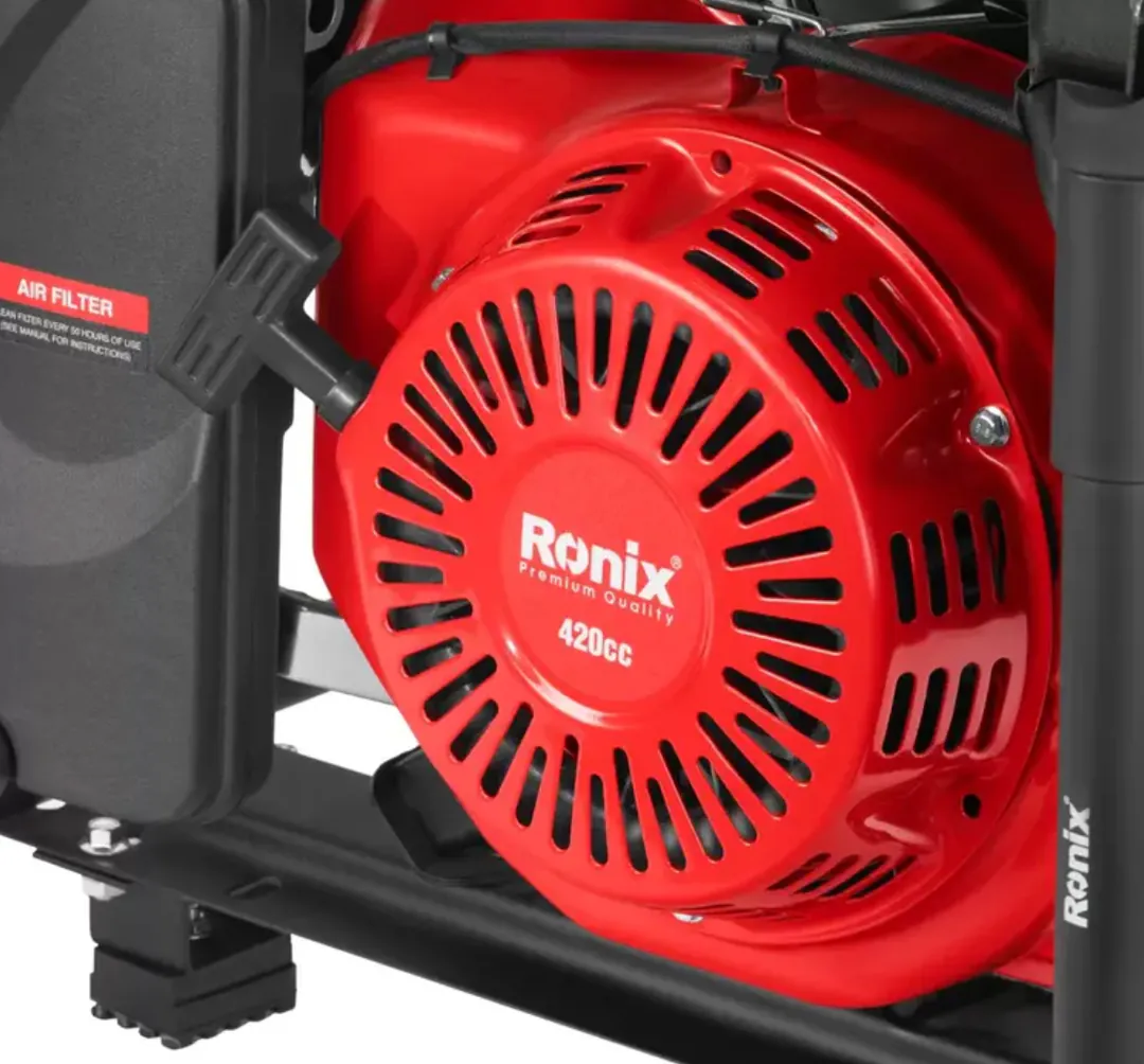 ბენზინის გენერატორი Ronix Rh-4783, 6.5kw 25ლ — ფოტო 8
