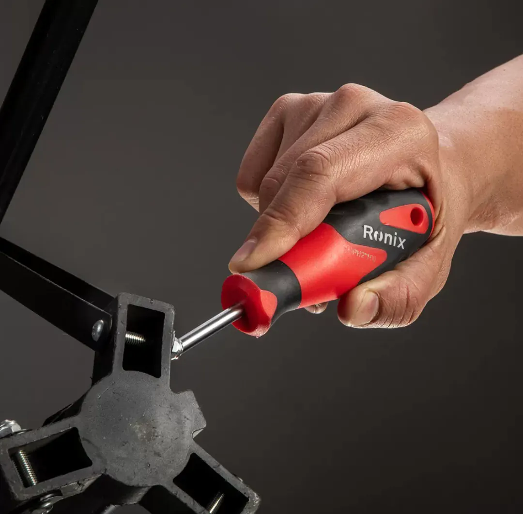 ბრტყელი სახრახნისი Ronix RH-2755, 5×100 მმ — ფოტო 1