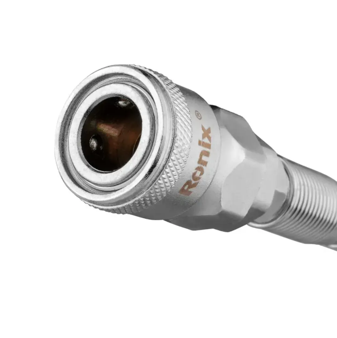 მაღალი წნევის დახვეული შლანგი Ronix RH-6115, 15m — ფოტო 3