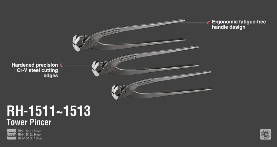 ბრტყელტუჩა Ronix RH-1431, 10 ინჩი — ფოტო 4