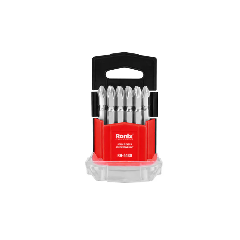 სახრახნისის ორმხრივი ბიტები Ronix RH-5430, 10 ცალი — ფოტო 1