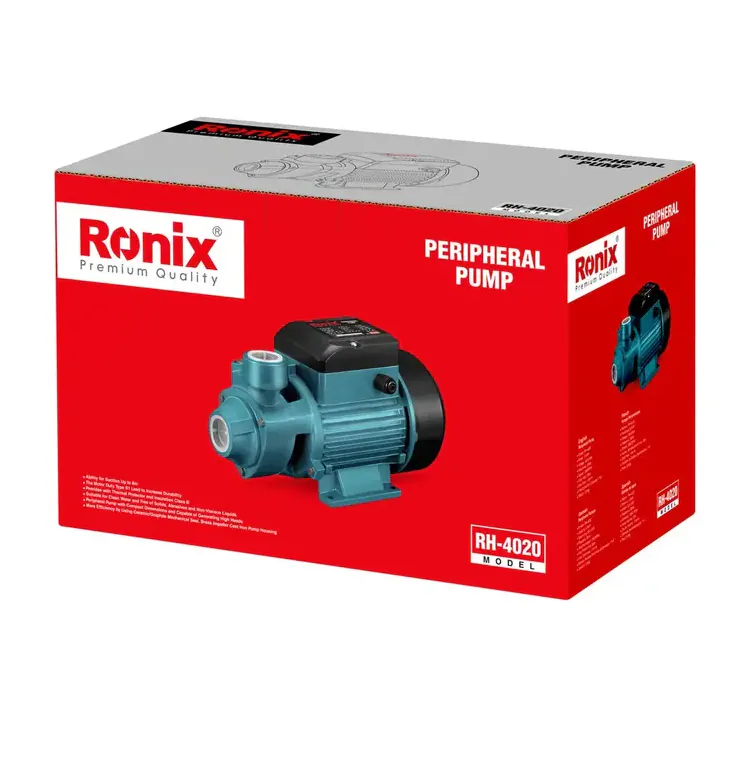 წყლის პერიფერიული ტუმბო RONIX RH-4020 0.5HP — ფოტო 9
