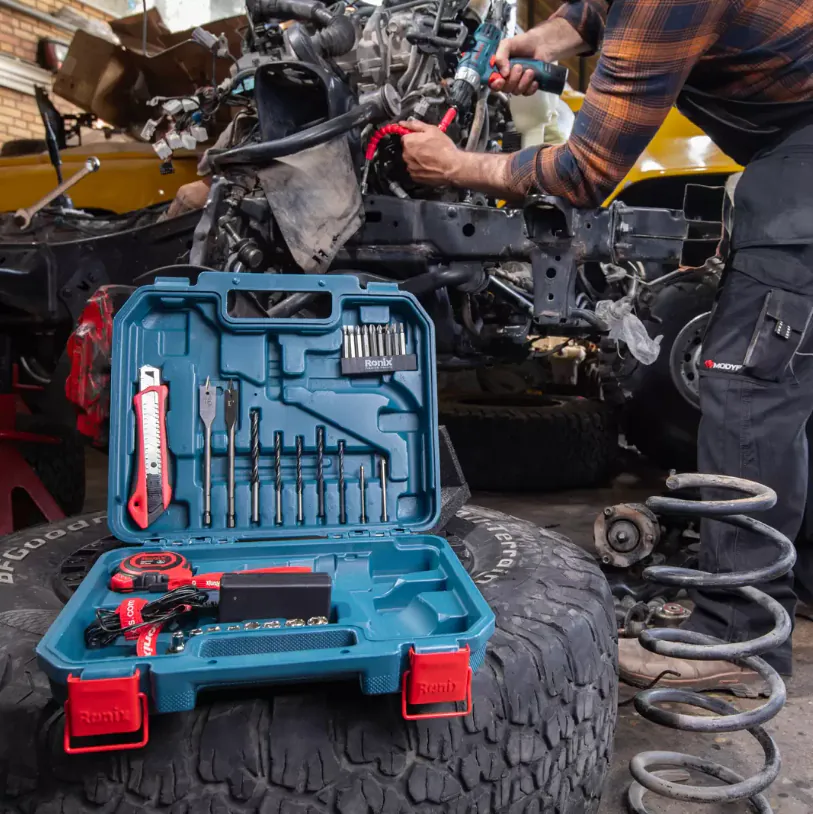 Набор инструментов Ronix RS-8013 35 шт. 10 мм 21 Нм — фото 7