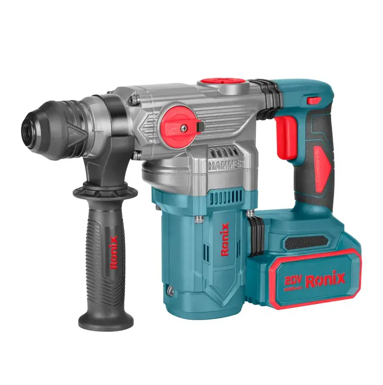 Беспроводной бесщеточный перфоратор Ronix-8679 20V 3.5J — фото 1