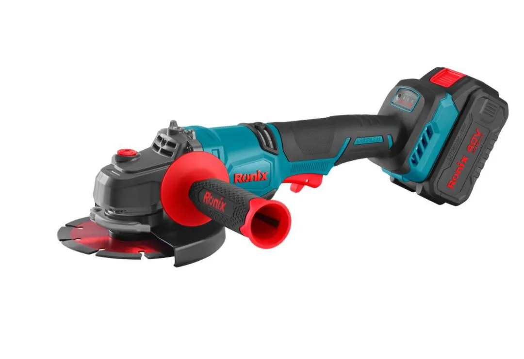 უნახშირო კუთხსახეხი (ბალგარკა) Ronix-8901-40V — ფოტო 1