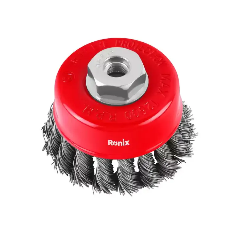 Комбинированная витая проволочная щетка RONIX RH-9942, — фото 1
