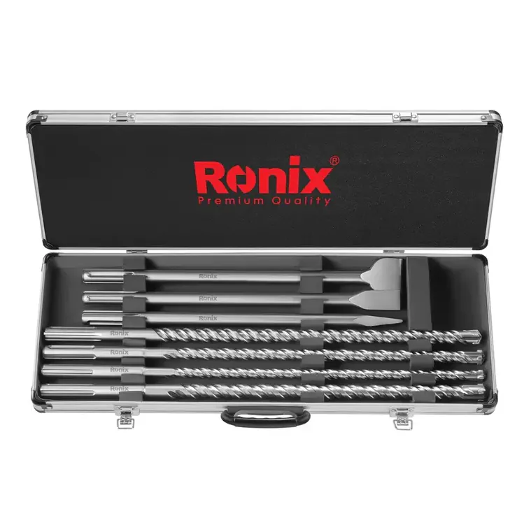 Набор буровых бит SDS-MAX Ronix RH-5049, 7 шт. — фото 6