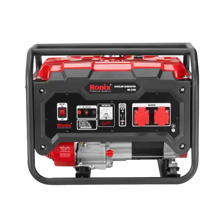 ბენზინის გენერატორი Ronix Rh-4780, 3.5kw 15ლ — ფოტო 3