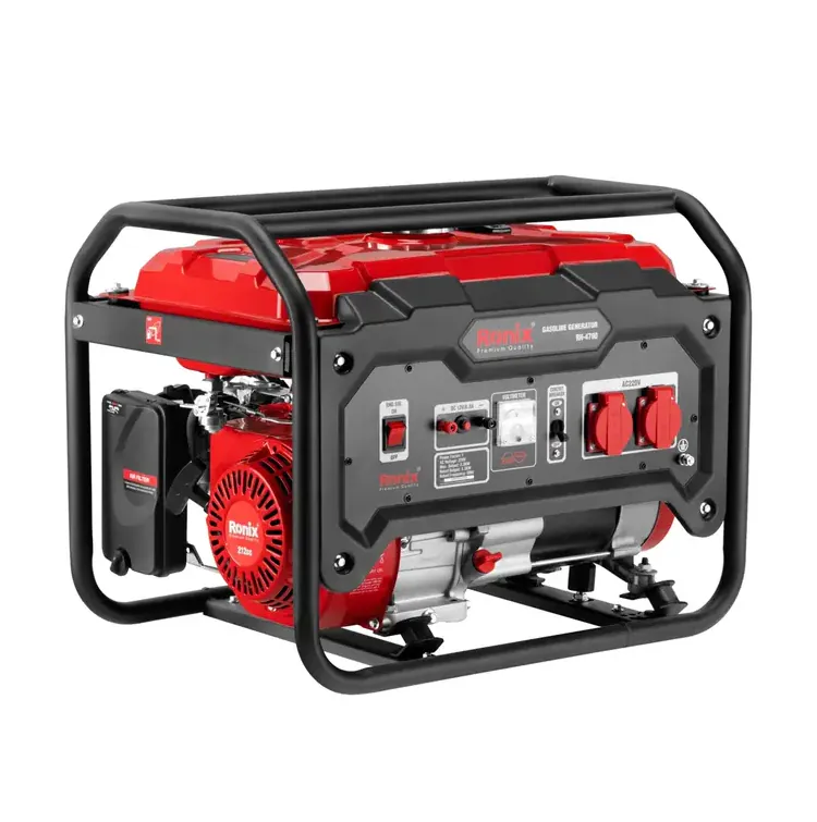 ბენზინის გენერატორი Ronix Rh-4780, 3.5kw 15ლ — ფოტო 1
