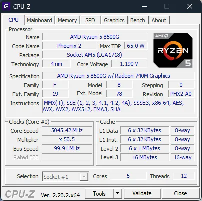 AMD Ryzen 5 8500G (AM5) processor for sale — photo 2