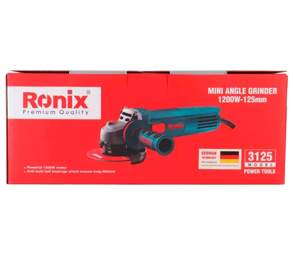 Угловая шлифмашина (болгарка) Ronix-3125 125мм — фото 7