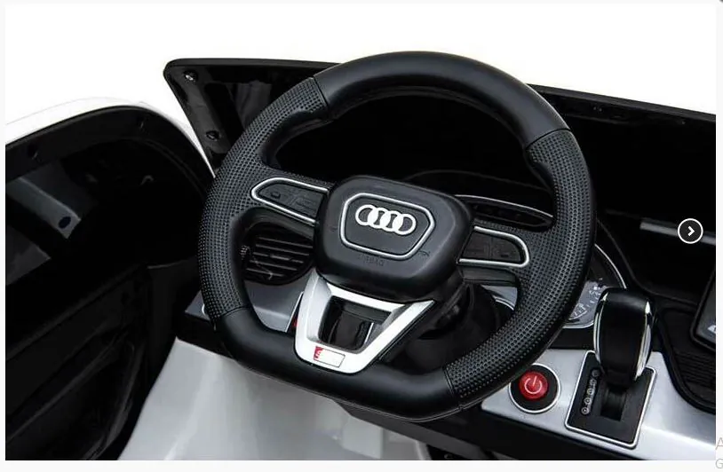 AUDI - 2-seater. With rubber tires, soft seat — photo 8