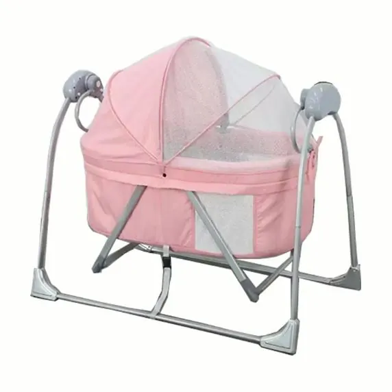 ელექტრო საქანელა ახალშობილებისთვის Q678-PINK — ფოტო 1