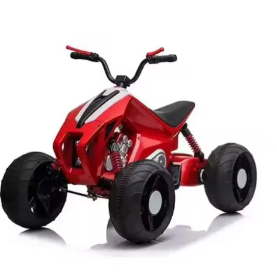 L718RED Kids Electric Quad Bike with Rubber Tires — photo 1
